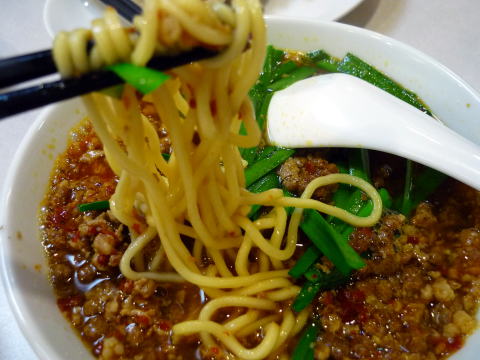 味仙の台湾ラ－メンの麺